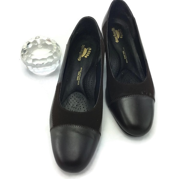 Spring Step Brown Heels Size 10 - Picture 1 of 7
